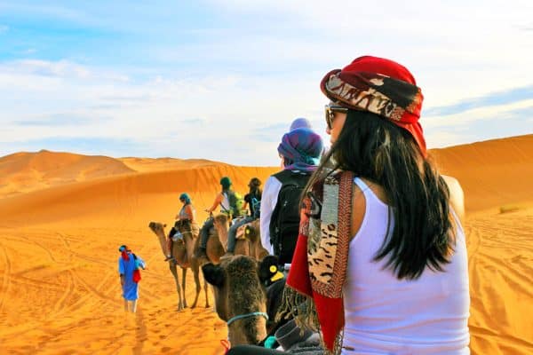 camel riding in morocco desert, Desert Tour